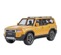 OBTABYBQX Diecast 1/24 For Toyota PRADO Land Cruiser LC250 Alloy Car Models Scale Model Kits Realistic Vehicle Models Collection Keepsake(Yellow)