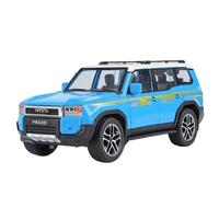 OBTABYBQX Diecast 1/24 For Toyota PRADO Land Cruiser LC250 Alloy Car Models Scale Model Kits Realistic Vehicle Models Collection Keepsake(Blue)