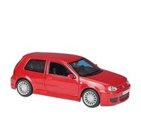 OBTABYBQX Diecast 1:24 For VW Golf GTI R32 Scale Alloy Car Models Luxury Replica Vehicle Model For Car Enthusiasts Collection Keepsake(Red)