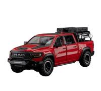OBTABYBQX Diecast 1:32 For DODGE Mammoth 1000 TRX Scale Alloy Car Models Full Door Vehicle Model Souvenirs Collection Ornaments Keepsake(Red)