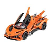 OBTABYBQX Diecast 1:32 For Lamborghini Apollo Project EVO Scale Alloy Car Models Realistic Exquisite Openable Door Vehicle Model Keepsake(Orange)