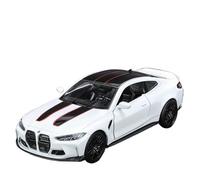 OBTABYBQX Diecast 1:36 For BMW M4 Scale Alloy Car Models Luxury Miniature Pre-built Vehicle Model Display Collection Keepsake(White)