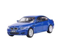 OBTABYBQX Diecast 1:64 For BMW M5 E60 Scale Alloy Car Models Miniature Replica Vehicle Model Simulation Decoration Collection Keepsake(Blue)