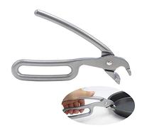 OBTANIM Heavy Duty Pizza Pan Gripper, Cast Aluminum Anti-Scald Baking Pan Gripper Clips Retriever Tongs for Lifting Hot Plate with Food Out from Microwave, Oven, Instant Pot, Air Fryer