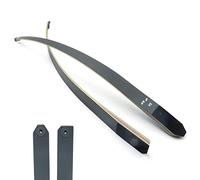 OBTOUTDOOR Black Hunter Takedown Longbow Limbs Replacement Only 30lbs 35lbs 40lbs 45lbs 50lbs 55lbs 60lbs (50lbs)