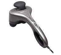 Obusforme Professional Grade Percussion Back Massager | Handheld Deep Tissue Massager | 3000 RPM Dual Massage Nodes | Five Massage Intensity Options | Ergonomic Front Grip & Non-Slip Handle