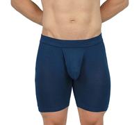 Obviously Men's Underwear 6 Inch Boxer Briefs EliteMan AnatoMAX (Midnight/L)