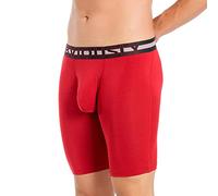 Obviously EveryMan AnatoMAX Boxer Brief 9 inch Leg Mens Chilli Underwear (M/34-36)