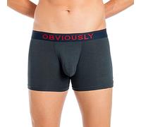 Obviously Freeman Anatofree 3 Inch Leg Boxer Brief Mens Ash Underwear (XL/42-44)