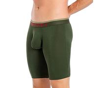 Obviously Freeman Anatofree 9 Inch Leg Boxer Brief Mens Pine Underwear (L/38-40)