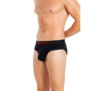 Obviously Freeman Anatofree Brief Mens Black Underwear (L/38-40)