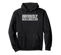 Obviously I'm mom's Favorite Funny, Sarcastic Vintage Pullover Hoodie