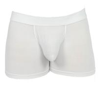 Obviously Mens EliteMan Boxer Brief 3inch Leg - White
