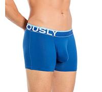 Obviously Mens EveryMan AnatoMAX Boxer Brief 3inch Leg - Blue - Medium