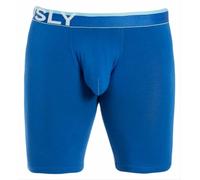 Obviously Mens EveryMan AnatoMAX Boxer Brief 9inch Leg - Blue