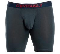 Obviously Mens FreeMan AnatoFREE Boxer Brief 6inch Leg - Ash Grey