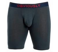 Obviously Mens FreeMan AnatoFREE Boxer Brief 9inch Leg - Ash Grey