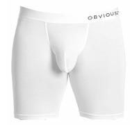 Obviously Mens Primeman AnatoMAX Boxer Brief 6inch Leg - White