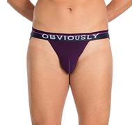 Obviously Mens PrimeMan AnatoMAX Jockstrap - Purple - Large