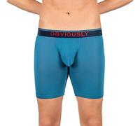 Obviously Men's Underwear 6 Inch Leg Boxer Brief FreeMan AnatoFree (Pacific/M)