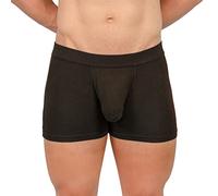 Obviously Men's Underwear Boxer Briefs 3 Inch Leg EliteMan AnatoMAX (Black/XL)
