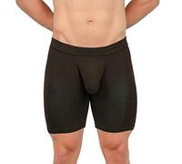 Obviously Men's Underwear Boxer Briefs 6 Inch Leg EliteMan AnatoMAX (Black/L)