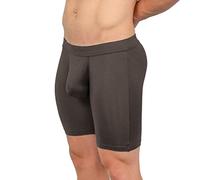 Obviously Men's Underwear Boxer Briefs 6 Inch Leg EliteMan AnatoMAX (Titanium/S)