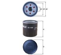 MAHLE Oil Filter Spin On - OC1566