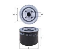 Oil Filter OC312 Mahle ERR5542 GFE392 LRF000010 78497927 Top Quality Guaranteed