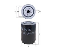 MAHLE OC 37 Oil Filter