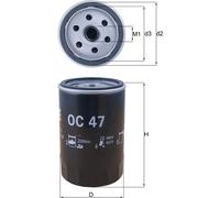 MAHLE ORIGINAL OC 47 Oil filter