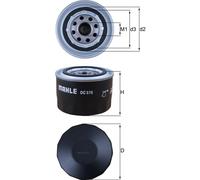 MAHLE OC 570 Oil filter