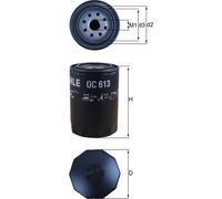 MAHLE OC 613 Oil filter