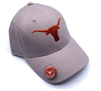 OC Sports Texas University Hat Classic MVP Embroidered Logo Adjustable Cap (Gray), One Size