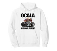 Ocala National Forest Florida 4x4 Offroad Cartoon Design Pullover Hoodie