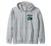 Ocala National Forest USA Offroad 4x4 Pick-up Truck Design Zip Hoodie