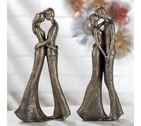 ocala polyresin lovers romance sculpture in bronze