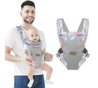 Ocanoiy Baby Carrier Newborn to Toddler All Carry Position Front and Back Face-in and Face-Out Holder Baby Wrap Kangaroo Carrier for Toddler Infant (Leaf)