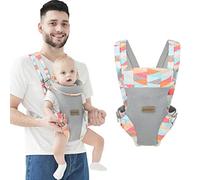 Ocanoiy Baby Carrier Newborn to Toddler All Carry Position Front and Back Face-in and Face-Out Holder Baby Wrap Kangaroo Carrier for Toddler Infant (Colorful)