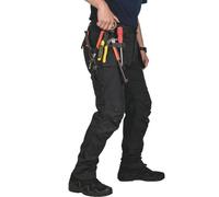 OCANXUE Men's Stretch Utility Work Pants | Ripstop EDC Hiking Pants Water Resistant Construction Cargo Pants with Multi Tool Pockets