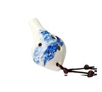 Ocarina 1 Piece Handmade Ceramic Ocarina With Brown Lanyard For Beginners(1)