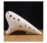 Ocarina 12-hole AC Professional Beginner Smoked Ocarina Twelve-tone C-tone Performance Type(Style 2)