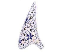 Ocarina 12-hole Alto AC-tuned Blue And White Hand-painted Professional Beginner Performance-level Ocarina