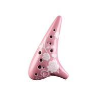 Ocarina 12 Hole Alto C Tone Ceramics Ocarina Instrument Student Beginner Ocarinas Instruments (Color : 03)