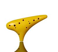 Ocarina 12 Hole Beginners Alto C Tune Plastic Resin Instrument Blue And White(1)