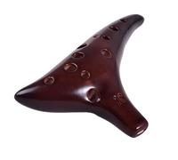 Ocarina 12-hole High-pitched C-tuned Ocarina Smoked Ceramic Ocarina Wind Instrument