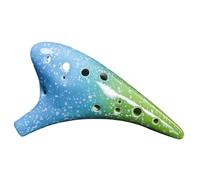 Ocarina 12 Hole Medium Musical Instrument Twelve Hole Musical Instrument Ceramic Instrumento Ocarina Adulto(D)