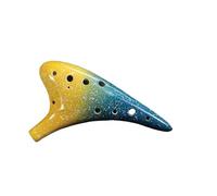 Ocarina 12 Hole Medium Musical Instrument Twelve Hole Musical Instrument Ceramic Instrumento Ocarina Adulto(G)
