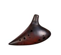 Ocarina 12-hole Mid-tone C-tone Purple Clay Professional Beginner Adult Performance 12AC Ocarina Instrument(G)