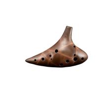 Ocarina 12-hole Mid-tone C-tone Purple Clay Professional Beginner Adult Performance 12AC Ocarina Instrument(AC)